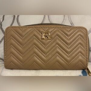 Quilted Tan Wallet